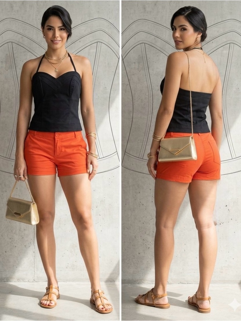 bebe Black Halter Bustier Cami strapless Y2K